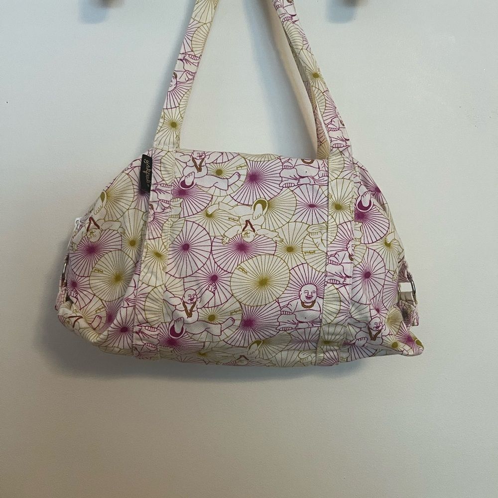 Buddha Umbrella Patterned Handbag